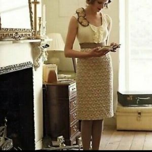 Floreat Anthropologie Babergh Tapestry Dress